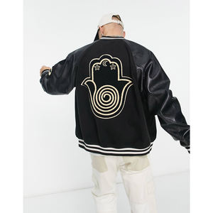 Nouveaux patchs en chenille brodés personnalisés Varsities Letterman Baseball College Jacket Veste universitaire de haute qualité - Product Image 2