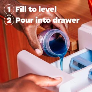 Détergent à lessive liquide Ultra Oxi Boost concentré, faible odeur, sans rinçage, transparent, 148 fl oz, 105 brassées, 80 % d'ingrédients actifs - Product Image 5