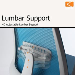 KINSHA Chaise ergonomique pivotante en maille pour bureau Design moderne pour salle de réunion exécutive - Product Image 6