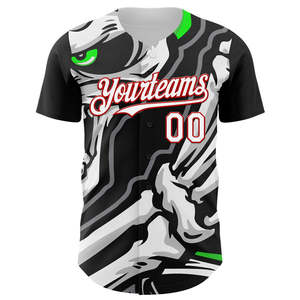 Proveedor de camisetas de béisbol personalizadas al por mayor tejido duradero auténtico a granel transpirable de secado rápido diseñado para actividades deportivas - Product Image 5