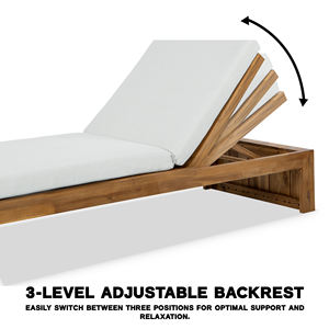 เก้าอี้นวมยาวกลางแจ้งสำหรับพักผ่อนในสวนริมสระน้ำสำหรับลานบ้านจากเวียดนาม - Product Image 4