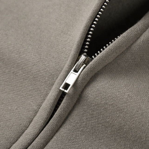 2025 nouveau automne unisexe coton hommes à capuche femmes sweat à capuche zippé Street Wear élégant noir avec Double fermeture éclair à capuche - Product Image 5
