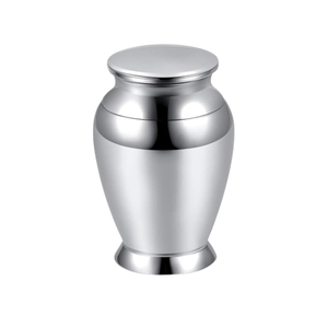 Precio al por mayor Aluminio Metal Cenizas Urnas Cremación OEM Personalizado Funeral Memorial Urna Suministros DE LA India - Product Image 6