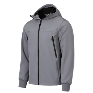 เสื้อแจ็คเก็ตซอฟต์เชลล์สำหรับผู้ชาย กันน้ำ กันลม น้ำหนักเบา เหมาะสำหรับเดินป่า ผลิตจำนวนมาก - Product Image 4