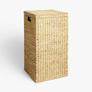 Water hyacinth <b>basket</b>, home organization accessory highly aesthetic, wholesale available. - Product Image 1