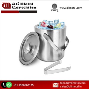 Best-seller Pince à seau à glace en acier inoxydable à double paroi Moderne 5L pour le refroidissement pour l'industrie des bouteilles de vin de champagne - Product Image 2