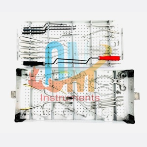 ชุดเครื่องมือผ่าตัดกระดูกสันหลังคุณภาพสูงสำหรับการผ่าตัดกระดูกต้นคอและกระดูกสันหลังส่วนเอว ชุดอุปกรณ์ออร์โธปิดิกส์สำหรับการผ่าตัดลามิเนคโทมี OM - Product Image 5