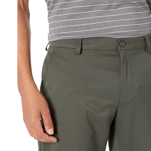 Vente en gros OEM pantalon décontracté pour hommes avec logo et couleur personnalisés tissu de toile respirant taille courte légère - Product Image 3