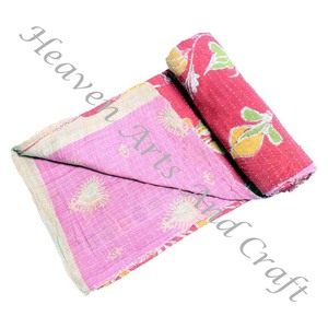 Couverture Kantha Gudari, couverture Kantha Gudari, vente en gros, fournisseur d'or, GD2126, couverture Kantha faite à la main, coton imprimé indien - Product Image 6