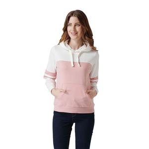 Sweat à capuche pour femme en coton avec logo personnalisé de production OEM pour filles et femmes Sweat à capuche de coupe régulière à prix réduit - Product Image 2