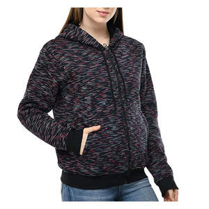 Sweat à capuche tendance pour femme, décontracté, léger, avec fermeture éclair sur le devant et poches, sweat à capuche pour femme - Product Image 4