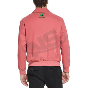 Blouson aviateur de couleur unie écologique pour hommes doublure thermique hiver Streetwear fermeture éclair conception veste de vente chaude - Product Image 5
