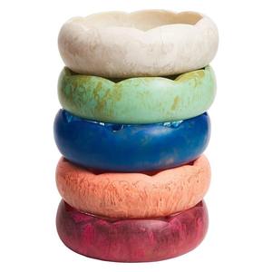 Bol décoratif en résine époxy fait main pour la décoration de la maison, le rangement de bijoux, les bonbons, les fruits et la présentation de table - Product Image 3