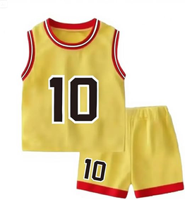 Uniformes de basket-ball en mesh, uniforme de basket-ball athlétique performant avec design par sublimation pour enfants - Product Image 1