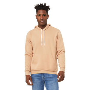 Venta caliente 100% algodón Fleece Pullover Hoodie Hombres Custom Printed Logo Regular Fit Street Style Solid Plain Dyed Winter Season - Product Image 1