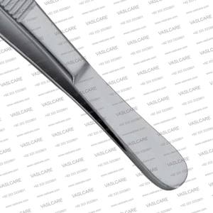 Nuevos fórceps de acero inoxidable para apósito de seda, fórceps ortopédicos dentados de 100mm, instrumentos quirúrgicos de Vaslcare - Product Image 6