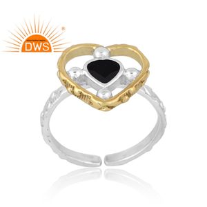 Best Design Sterling Silver Natural <b>Black</b> Onyx Gemstone <b>Ring</b> Custom Jewelry For <b>Women</b> Gift For Her - Product Image 1