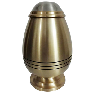 Luxury Handcrafted Aluminium Memorial <b>Urns</b> for Ashes Modern Design Durable Secure Lid 5-15L Capacity Tabletop Vase Function - Product Image 6