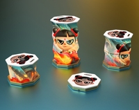 2025 nouveauté Nezha élément pliant papier lampe de poche Led Rechargeable bas prix articles lumière entreprise cadeaux promotionnels