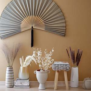 Vintage Bamboo Paper <b>Wall</b> Hanging Handmade Bamboo <b>Fan</b> Ceiling <b>Fan</b> Centerpiece for Home <b>Decoration</b> - Product Image 3