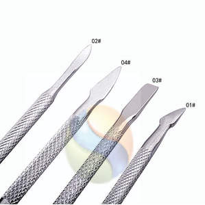 Empujador de Cutículas de Acero Inoxidable de Doble Extremo Premium, Herramienta de Belleza con Logotipo Personalizado, Empujador de Cutículas Profesional de Acero Inoxidable - Product Image 6