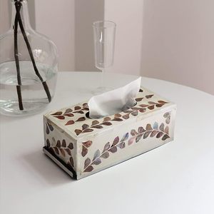 Caja de pañuelos con incrustaciones de fregona de alta calidad, forma rectangular, artículos de cocina, fábrica de Vietnam, venta al por mayor, precio barato - Product Image 5