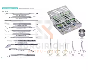 Kit de instrumentos médicos dentales de alta calidad, 13 uds/18 uds/26 uds, fuente de alimentación Manual, juego de soporte de aguja para cirugía de implante de Pakistán - Product Image 3