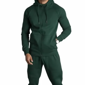 Conjunto Deportivo de Algodón Premium Unisex para Invierno, Transpirable, con Estampado, Logotipo Personalizado, Diseño Sólido con Capucha, Ligero - Product Image 1