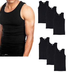 <b>Mens</b> Classic <b>Tank</b> <b>Top</b> Sleeveless Undershirt Soft Breathable Cotton Daily Wear for Wholesale Buyers Manufacturer Supply - Product Image 6