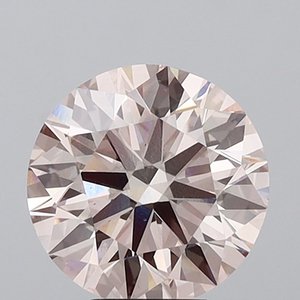 Diamante Redondo de 6 Quilates VS1 de Color Rosa Claro Intenso Cultivado en Laboratorio - Product Image 1
