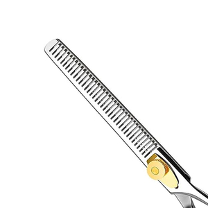 Ciseaux de barbier professionnels pour la coupe de cheveux, ciseaux à effiler, outil de coiffure en acier inoxydable pour salon de beauté - Product Image 5