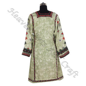 BDR030 véritable nouvelle Collection de robes Banjara Balochi brodées à la main Vintage bohème robe Unique Vintage bohème fait main - Product Image 4