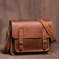 Sac à bandoulière personnalisé en cuir véritable imperméable avec fermeture éclair réutilisable grande capacité pour femmes