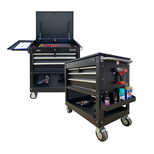 Utility Cart CSPS 84Cm with 04 Drawers Good Price <b>Metal</b>/Steel Workstation Cart New Design with Wheels OEM Support Made Vietnam - Product Image 4