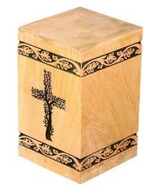 Urnas de cremación de madera hechas a mano modernas al por mayor urnas de entierro funerario decorativas para hombre y mujer a bajo precio - Product Image 5