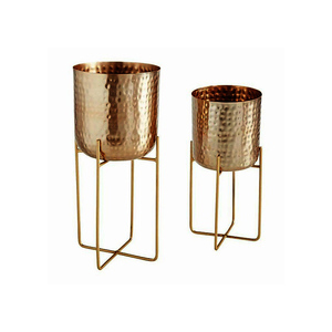 Panier de jardinière numérique au design attrayant Pot de fleur en métal galvanisé de bonne qualité utilisé pour la décoration de restaurant en vrac - Product Image 4