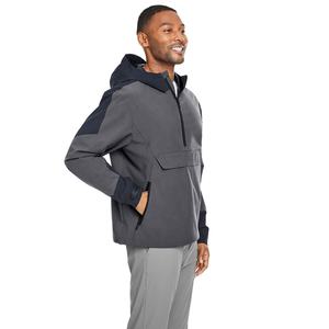 Veste Softshell légère et imperméable pour homme avec capuche zippée coupe-vent pour randonnée camping hiver printemps automne manteaux avec logo à l'avant - Product Image 3