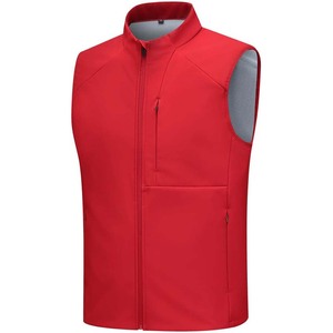 Gilets d'hiver en toile respirante pour hommes avec logo personnalisé, fermeture éclair de haute qualité, coupe régulière, imperméables, vêtements d'extérieur décontractés - Product Image 1