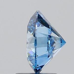 เพชรทรงกลม2.46ct สีฟ้าสดใสแฟนซี VVS1ปลูกในห้องปฏิบัติการ - Product Image 2