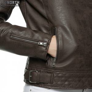 Nouveau Style femmes hiver en cuir véritable respirant décontracté veste en cuir meilleure vente personnalisable - Product Image 3