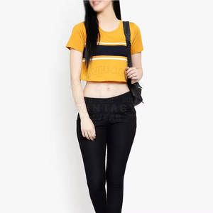 Top Corto para Mujer, Directo de Proveedor, Alta Demanda, Bajo MOQ, Moda Casual, Top de Verano, Suave y Transpirable - Product Image 6