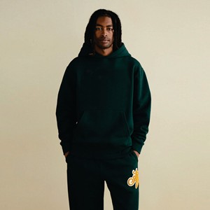 Haute qualité surdimensionné 400g impression polaire sweats à capuche pantalons de survêtement vierges épaule goutte sweats à capuche et pantalons de survêtement ensemble - Product Image 2