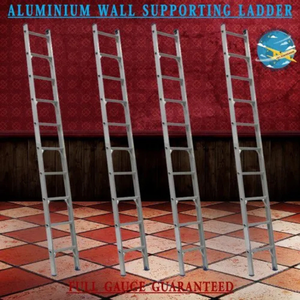 Nhỏ gọn 4 bước nhôm thang tường hỗ trợ thẳng thang với chống trượt phẳng bước cho hộ gia đình với giá tốt nhất - Product Image 4