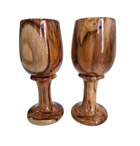 แก้วไวน์วิสกี้ไม้ยอดนิยมสำหรับอุปกรณ์ปาร์ตี้ของโรงแรมสำหรับบาร์และชนะการใช้เบียร์ฐานไม้และสีน้ำตาลธรรมชาติ - Product Image 5