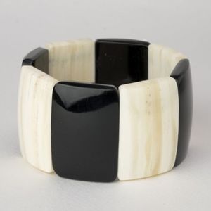REFER BUFFALO HORN fait à la main de luxe en gros naturel buffle boeuf corne de vache bracelet bijoux de mode pour hommes et femmes - Product Image 5