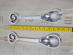 Pure And Polished Stainless Steel <b>Salad</b> Tools <b>Salad</b> <b>Server</b> With Designer Handles For Household Restaurants Hotel And Resort - Product Image 4