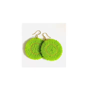 Boucles d'oreilles de broderie élégantes en forme de Hart pour femmes Style de luxe pour l'artisanat de fête ou d'anniversaire par MD Cheap Price - Product Image 4