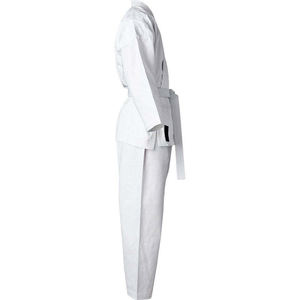 Traje de karate para entrenamiento de artes marciales hecho con tela de algodón transpirable que ofrece comodidad y durabilidad para la práctica diaria en el dojo. - Product Image 3