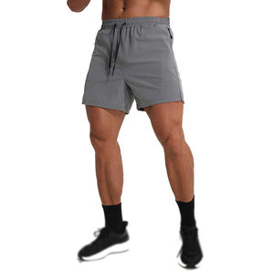 Short de course à séchage rapide High Cool pour hommes, haut tendance, vêtements de sport respirants, poches zippées, vêtements de sport décontractés, bas actifs - Product Image 6