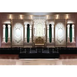 Impresionantes marcos traseros de escenario de boda asiáticos, elegantes paneles Jhumka para decoración de ensueño, marcos de fibra para ocasiones de fiesta - Product Image 1